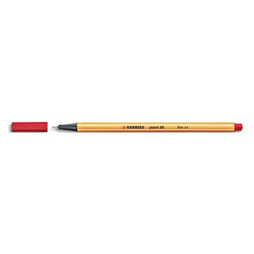 [790999] STABILO point 88 stylo-feutre pointe fine (0,4 mm) - Rouge