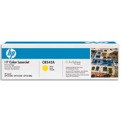 [793094] HP Cartouche Laser Jaune CB542A (dont eco-taxe de 0,20 €)