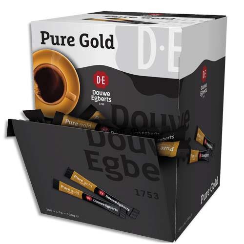 [818223] DOUWE EGBERTS Boîte de 200 sticks de café Pure Gold lyophilisé 1,5g