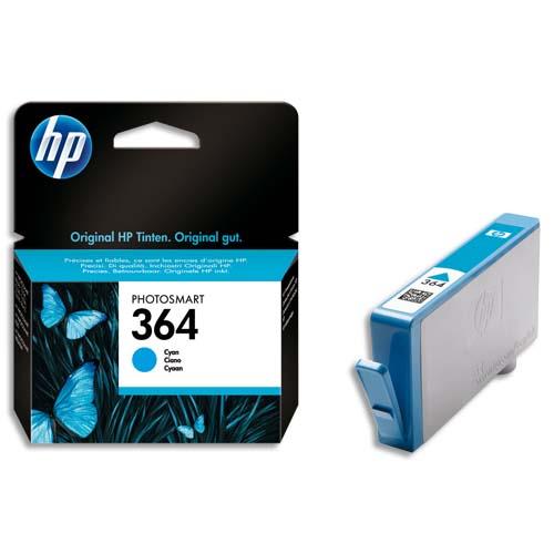 [822936] HP Cartouche Jet d'encre Cyan 364 CB318EE (dont eco-taxe de 0,02 €)