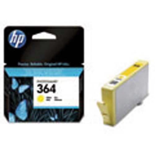 [822952] HP Cartouche Jet d'encre Jaune 364 CB320EE (dont eco-taxe de 0,02 €)