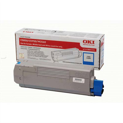 [823397] OKI Toner Cyan 43865723 (dont eco-taxe de 0,05 €)