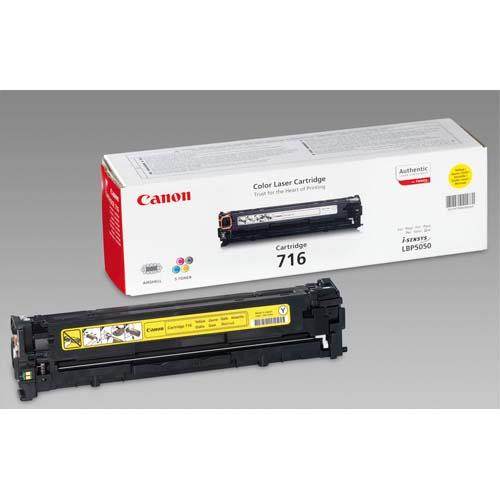 [829949] CANON Cartouche toner Jaune CRG716Y (dont eco-taxe de 0,10 €)