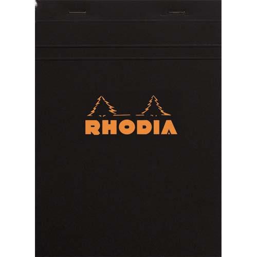 [839220] RHODIA Bloc de direction couverture Noire 80 feuilles (160 pages) format A5 réglure 5x5