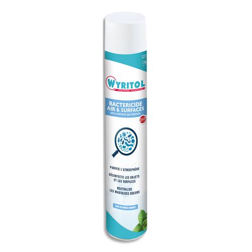 [843250] WYRITOL Aérosol de 750 ml bactéricide parfum Menthe