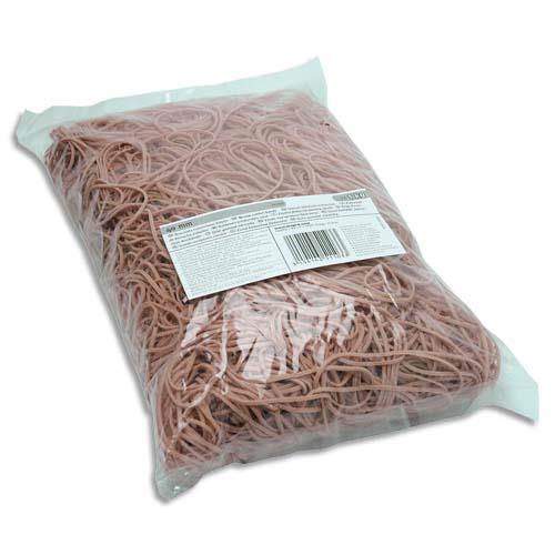 [847496] WONDAY Sac de 1kg d'élastique en caoutchouc blond large 200x10mm