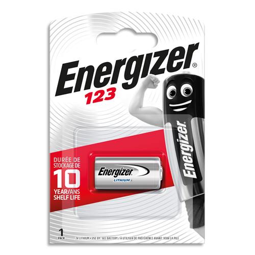 [848695] ENERGIZER Pile Lithium 123AP, pack de 1 pile