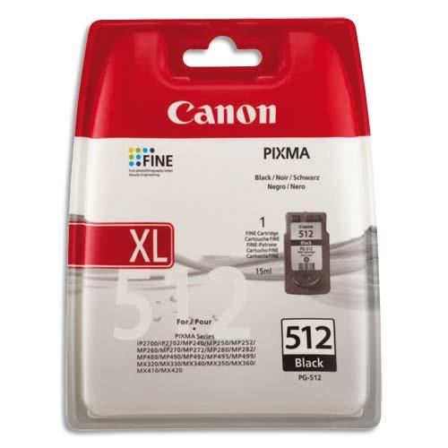 [875096] CANON Cartouche Jet d'encre Noir PG512 (dont eco-taxe de 0,01 €)