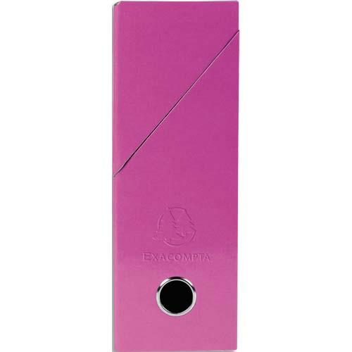 [143745] EXACOMPTA Boîte de transfert Iderama, carte lustrée pelliculée, dos 9 cm, 34x25,5 cm, coloris Rose