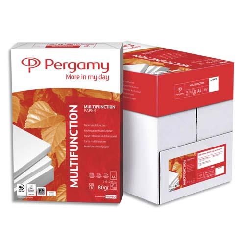[900018] PERGAMY Ramette 500 feuilles papier très Blanc Multifonction A4 80g CIE 161