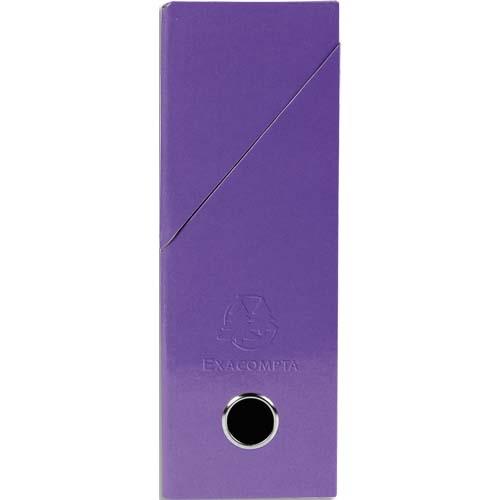 [143753] EXACOMPTA Boîte de transfert Iderama, carte lustrée pelliculée, dos 9 cm, 34x25,5 cm, coloris Violet