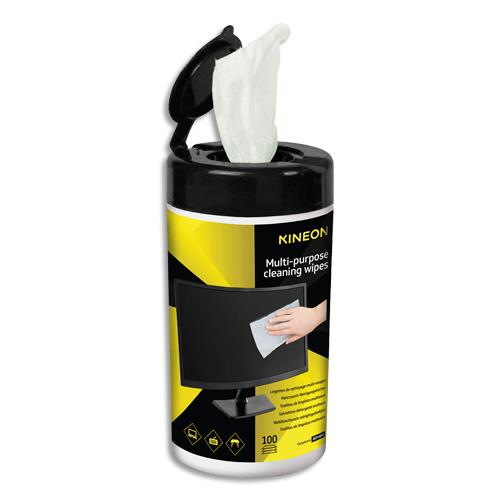 [901016] KINEON Lingettes nettoyantes multi-surfaces pré-imprégnées anti-statiques