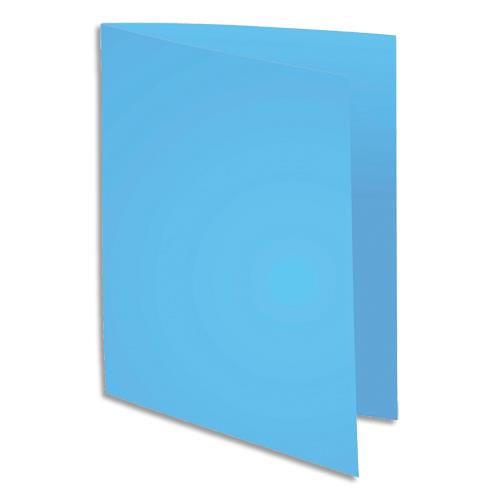 [903245] PERGAMY Paquet de 100 chemises carte 170 grammes coloris Bleu Turquoise