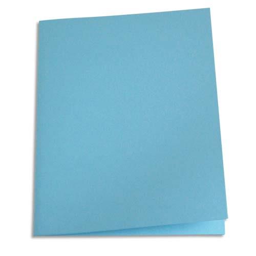 [903296] PERGAMY Paquet de 250 sous-chemises papier 60 grammes coloris Bleu clair