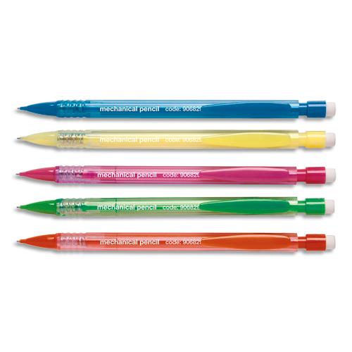[906829] PERGAMY Porte-mines jetables 5 couleurs assortis translucides
