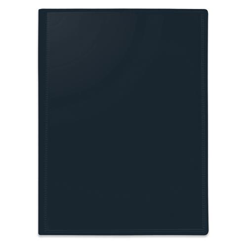 [908684] PERGAMY Protège-documents personnalisable en polypropylène Noir 80 vues