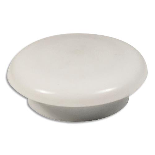 [910946] Boîte de 16 aimants 11 mm ronds Blanc