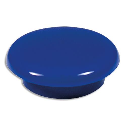 [910954] PERGAMY Boîte de 16 aimants 11 mm ronds Bleu