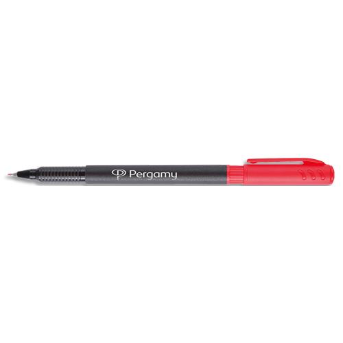 [961086] PERGAMY Stylo feutre pointe fine Rouge