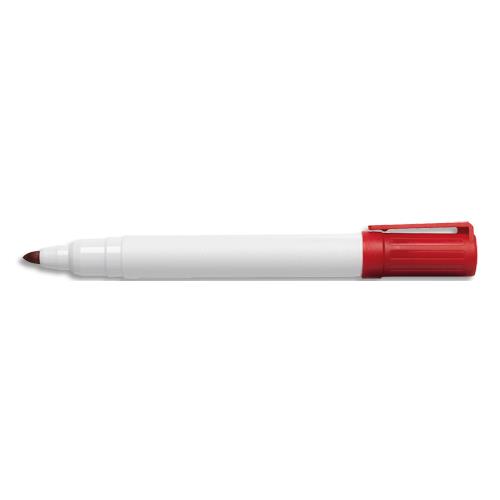 [961230] PERGAMY Marqueur effaçable à sec corps plastique pointe ogive Rouge