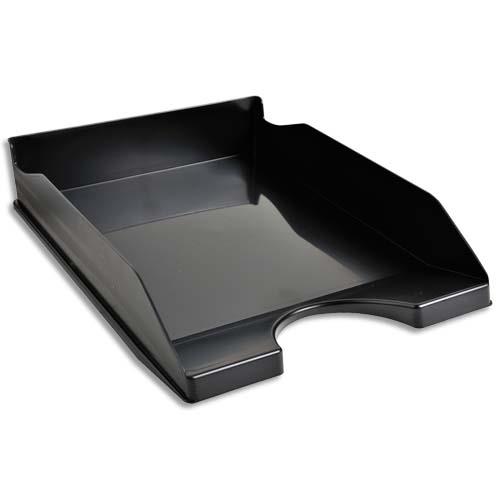 [962308] Corbeille à courrier ECO en polystyrène, Noir - Dimensions : L25,5 x H6,5 x P34,5 cm