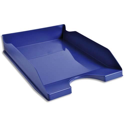 [962310] Corbeille à courrier ECO en polystyrène, Bleu - Dimensions : L25,5 x H6,5 x P34,5 cm