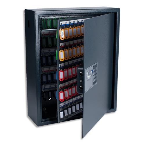 [446809] PAVO Armoire à clés Haute sécurité électronique, capacité 100 clés. (dont eco-taxe de 2,50 €)