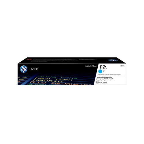 [447030] HP Cartouche toner 117A cyan W2071A (dont eco-taxe de 0,08 €)