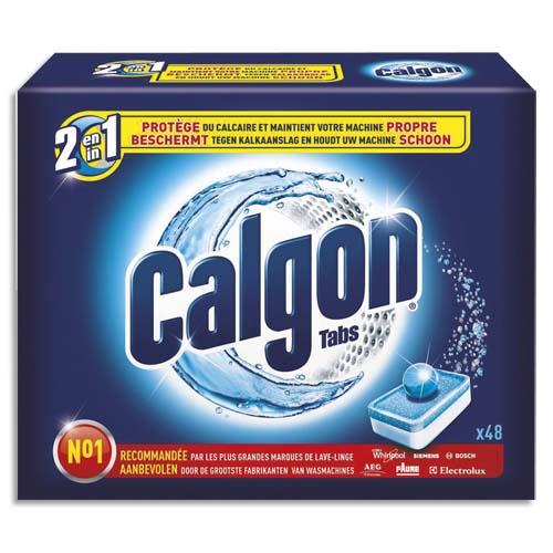 [146494] CALGON Boîte de 48 pastilles anticalcaire 2 en 1