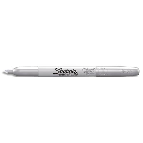 [389619] SHARPIE Marqueur permanent SHARPIE FINE. Pointe fine. Colors métallique : argent.