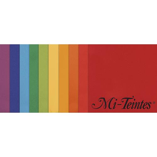 [445719] CANSON Manipack 10 feuilles MI-TEINTES® 50X65 160g couleurs vives