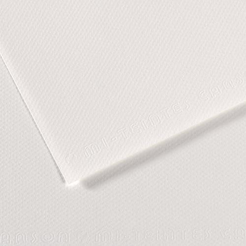 [445720] CANSON Feuille MI-TEINTES® 50X65 160g blanc 335