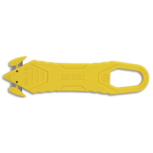 [447112] OLFA Cutter sécurité ''SK-15'' jetable. Ambidextre. Certifié NSF & GS. Anneau d'attache.