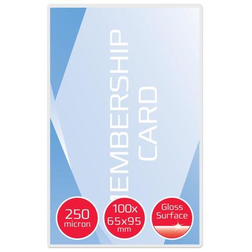 [447225] GBC Paquet de 100 Pochettes de plastification GBC 65 x 95 mm, 2 x 250 microns, brillantes 3740432