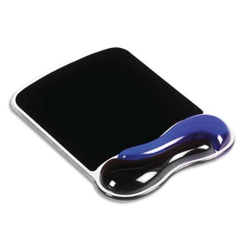 [447264] KENSINGTON Tapis de souris Duo Gel, avec repose-poignet, bleu/gris, 62401