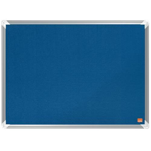 [447279] NOBO Tableau d'affichage en feutre Premium Plus - 600 x 450 mm - bleu - 1915187 (dont eco-taxe mobilier de 0,16 €)