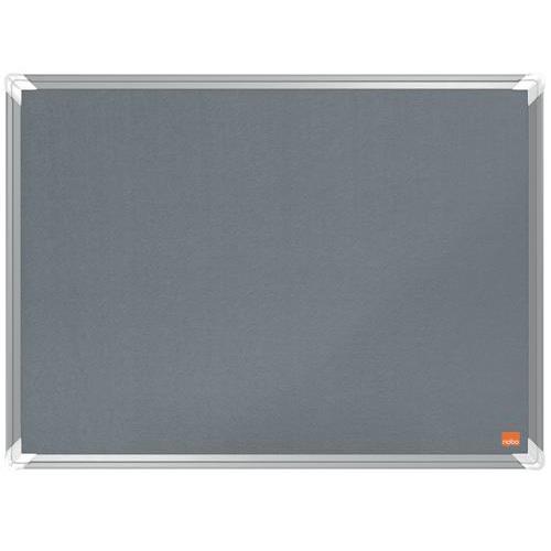 [447280] NOBO Tableau d'affichage en feutre Premium Plus - 600 x 450 mm - gris - 1915194 (dont eco-taxe mobilier de 0,16 €)