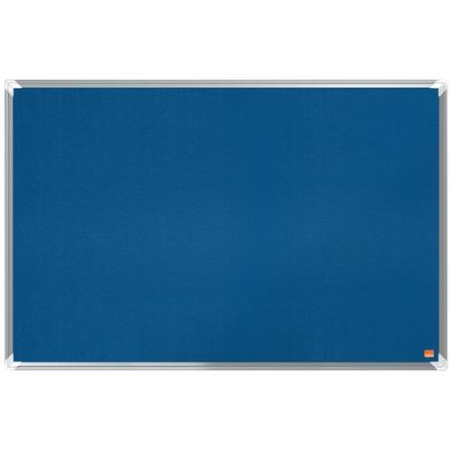 [447315] NOBO Tableau d'affichage en feutre Premium Plus - 900 x 600 mm - bleu - 1915188 (dont eco-taxe mobilier de 0,29 €)
