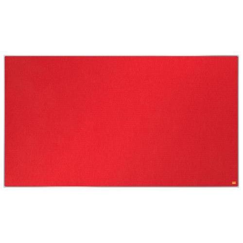 [447409] NOBO Tableau d'affichage Widescreen en feutre Impression Pro - 1220 x 690 mm - rouge - 1915421 (dont eco-taxe mobilier de 0,44 €)