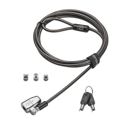 [447420] KENSINGTON Câble de sécurité antivol en acier carbone 1,8 m universel ClickSafe® 2.0 à clé K68102EU