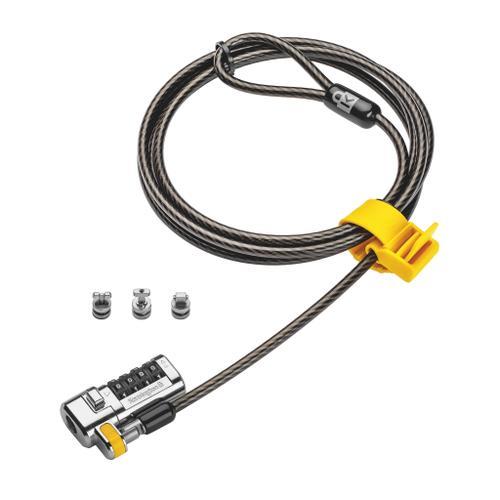 [447421] KENSINGTON Câble de sécurité antivol en acier carbone 1,8 m universel ClickSafe® à combinaison K68105EU