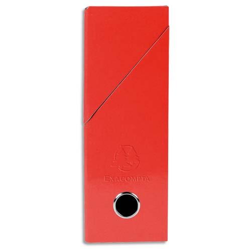[155424] EXACOMPTA Boîte de transfert Iderama, carte lustrée pelliculée, dos 9 cm, 34x25,5 cm, coloris Rouge