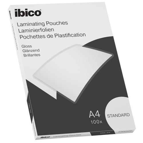 [447704] IBICO Paquet de 100 Pochettes plastification A4 2 x 125 microns 627310