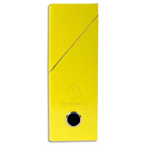[155438] EXACOMPTA Boîte de transfert Iderama, carte lustrée pelliculée, dos 9 cm, 34x25,5 cm, coloris Jaune
