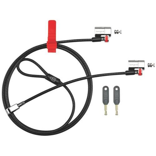 [447864] KENSINGTON Câbles de sécurité à clé ClickSafe® pour ordinateur portable - Verrous Twin K64638WW