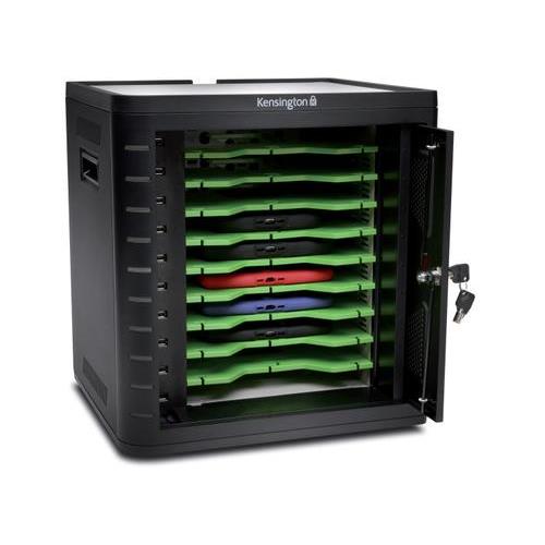 [447909] KENSINGTON Coffre de chargement et synchronisation universel, stocke jusqu'à 10 tablettes Noir K67862EU (dont eco-taxe de 2,50 €)