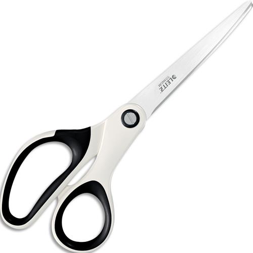 [448301] LEITZ Ciseaux WOW revêtement titane, 205mm - Blanc - 53192101