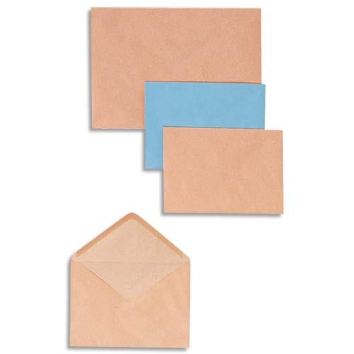 [156208] GPV Boîte de 500 enveloppes coloris Bulle gommées 75 grammes format 114x162 C6