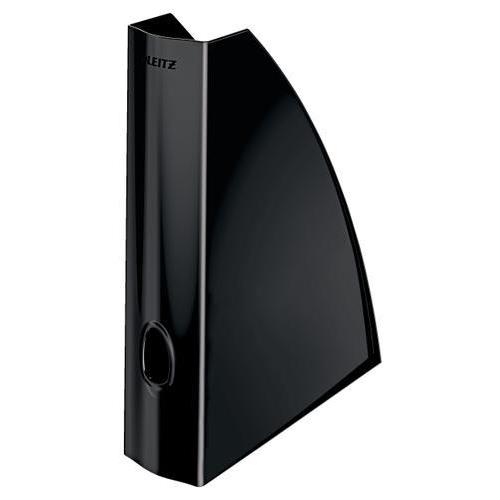[448478] LEITZ Porte-revues Wow. Dimensions (hxp) : 31,2 x 25,8 cm. Dos de 7,5 cm. Coloris Noir