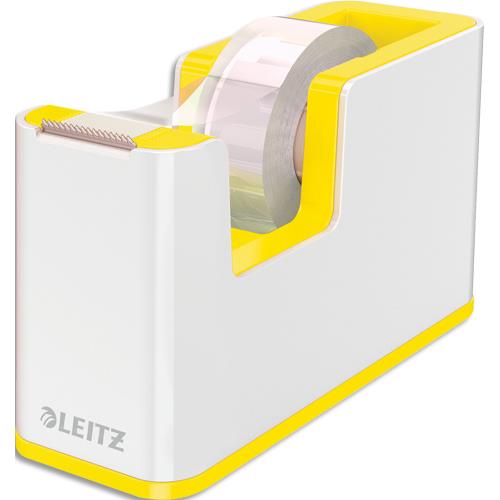 [448507] LEITZ Dévidoir avec adhésif - jaune - Dual - 53641016